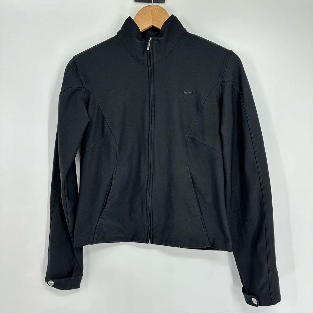 Nike Black Zipped Top Sweatshirt Size S